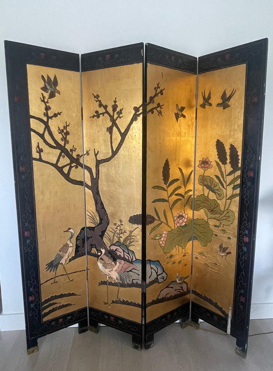 Chinoiserie Room Divider Screen